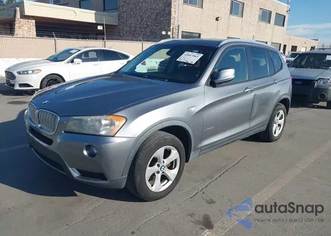 2011 BMW X3 xDrive28I from USA, damaged, VIN 5UXWX5C50BL710686
